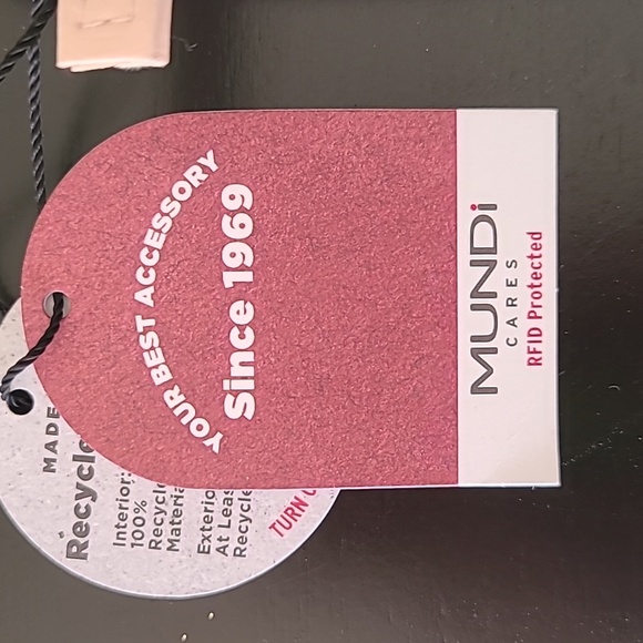 MUNDI BRAND WOMEN'S "BLUSH SLIM CLUTCH" WALLET WITH RFID PROTECTION - Picture 12 of 12